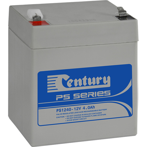 Century PS1240 PS Series VRLA Standby Power AGM 12V 4AH Battery - 170010