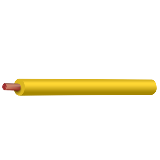 Tycab Single Core Cable 4mm Yellow (1 Meter) - CB004A1-030YW