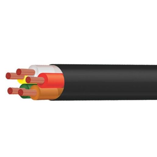 Tycab Trailer Cable 5 Core 2.5mm Black (1 Meter) - CB025A5-030