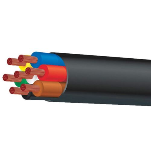 Tycab Trailer Cable 7 Core 2.5mm Black (1 Meter) - CB025A7-030