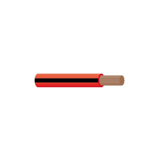  Tycab 3mm Single Core Cable Red Black Trace - CB003A1-030RDBK