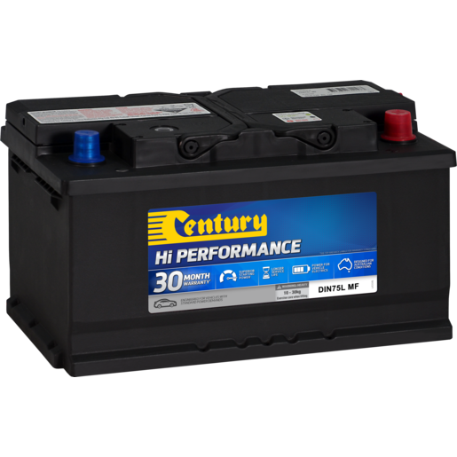 Century DIN75L MF Hi Performance Conventional Car Battery - 115137