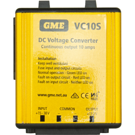 GME 10 AMP DC Voltage Converter - VC10S