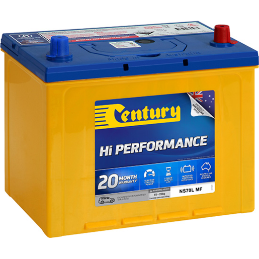 Century NS70L MF Hi Performance 4WD Battery - 123127