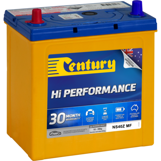 Century NS40Z MF Hi Performance Small Post Battery - 103130