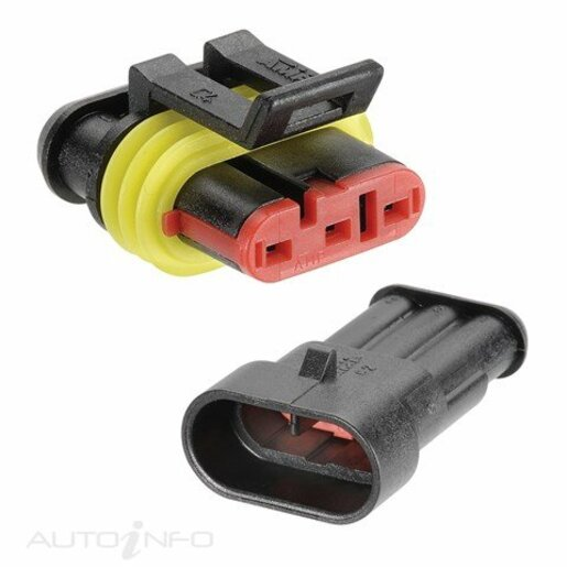 Narva 3 Way Amp Connector Kit (Pack of 1) - 57523BL