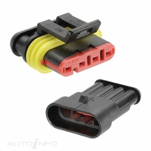 Narva 4 Way Amp Connector Kit Blister Pack of 1 - 57524BL