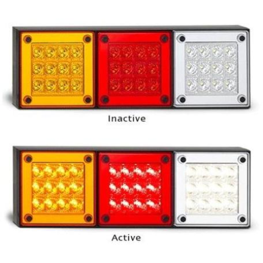 LED Autolamps LED Stop, Tail, Indicator & Reverse Lamp - 280ARWM