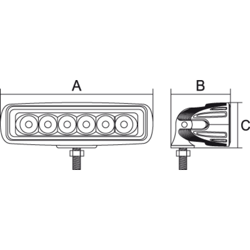 RoadVision LED Work Flood Light - RWL118F