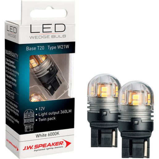 JW Speaker LED Wedge Bulbs W21W T20 12/24V - 990124, JWSpeaker, Brands, Autopro Category