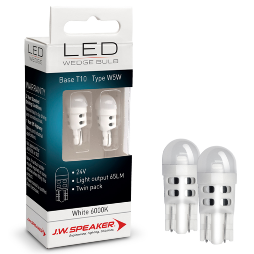 JW Speaker LED Wedge Bulbs W5W T10 24V - 990111