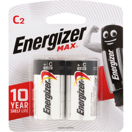 Energizer Battery PK2 C Alkaline Max - E000040400