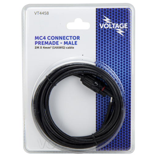 Voltage MC4 Connector Premade - Male - VT4458