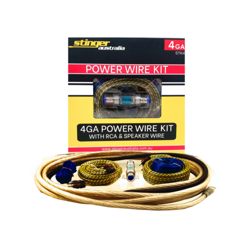 Stinger 4GA Amplifier Wiring Kit - STK4