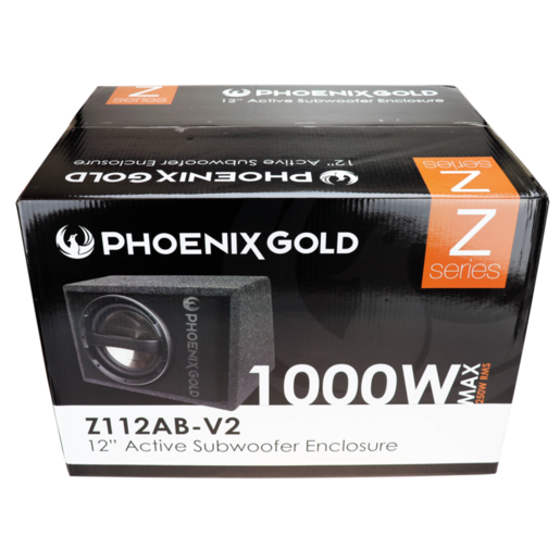 Phoenix Gold 12in Active 160W Car Subwoofer Built-in Class Amplifier - Z112ABV2