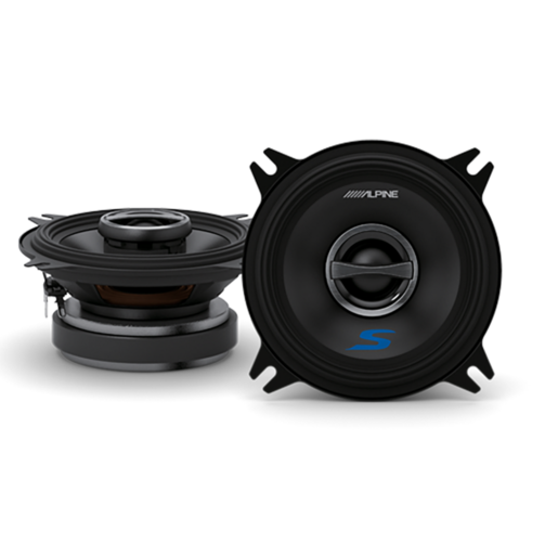 Alpine 4'' S-Series Coaxial 2-Way Speakers - S-S40