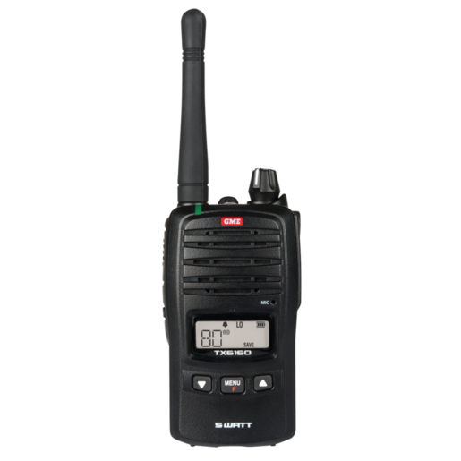 GME 5/1 Watt IP67 UHF CB Handheld Radio - TX6160X