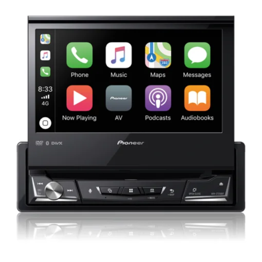 Pioneer 7" AV Head Unit Receiver With BT/Apple Carplay/Android Auto - AVHZ7250BT