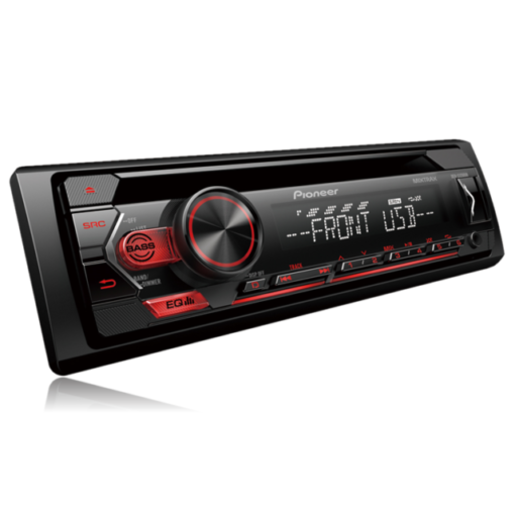 Pioneer 200W 1DIN Head Unit with CD Receiver - DEHS1250UB