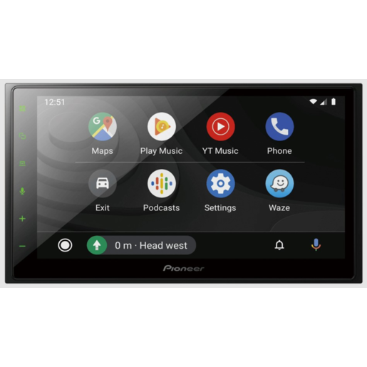 Pioneer 6.8" 2 DIN AV Head Unit with Apple Carplay & Android Auto - DMHZ5350BT