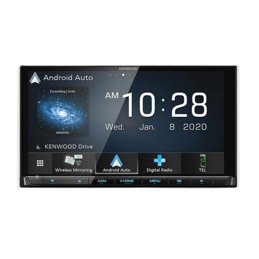 Kenwood 6.8" AV Head Unit HD With Apple Carplay and Android Auto - DDX9020DABS