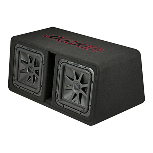 Kicker 12" Dual Sub Box Ported Enclosure 1200W RMS - 45DL7R122