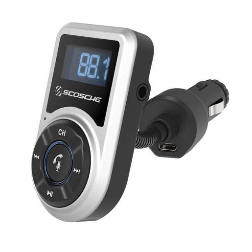 Scosche 18W BT USB-C FM Transmitter  - BTFMPDSR-SP