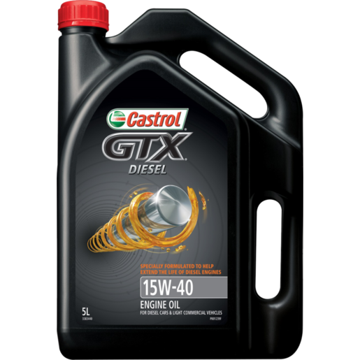 Castrol GTX 15W-40 Diesel Engine Oil 5L - 3383440