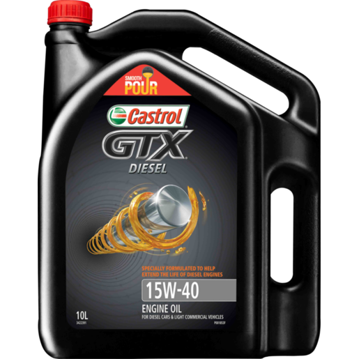 Castrol GTX 15W-40 Diesel Engine Oil 10L - 3422391