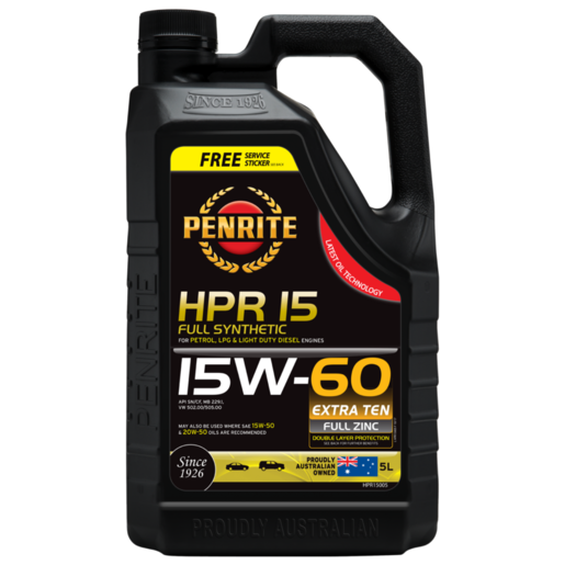 Penrite HPR 15 Full Synthetic 15W-60 5L - HPR15005