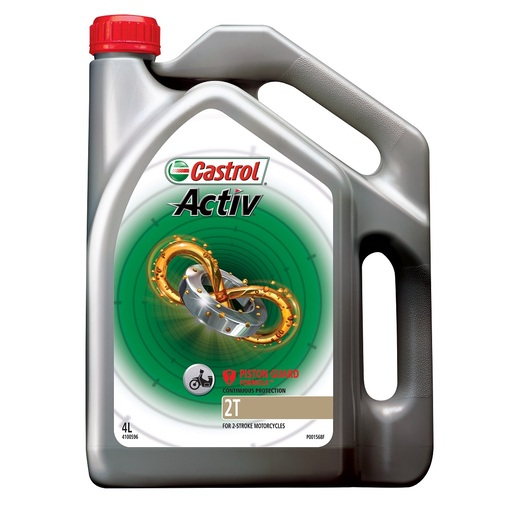 Castrol Activ 2T 2-Stroke Mineral Motorcycle Oil 4L - 4100596