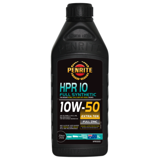 Penrite HPR 10 10W-50 Full Synthetic Engine Oil 1L - HPR10001