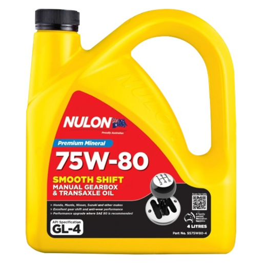 Nulon Premium Mineral 80W-90 Gearbox and Differential Oil 4L - GBD80W90-4