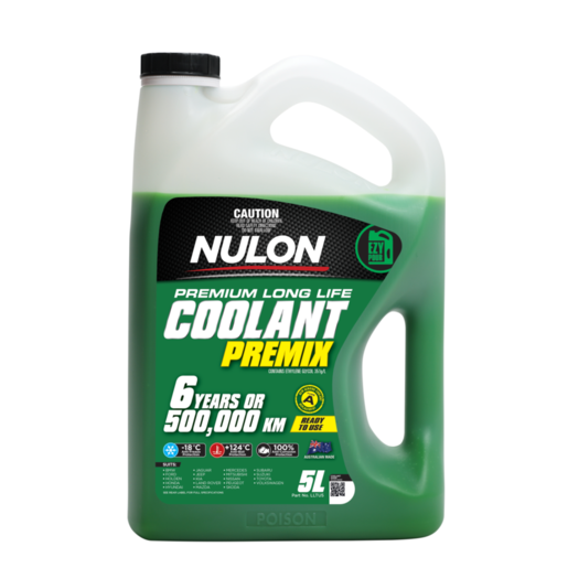 Nulon Green Premium Long Life Coolant Premix 5L - LLTU5