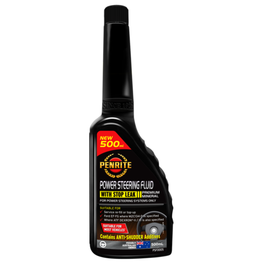 Penrite Power Steering Fluid With Stop Leak 500ml - PSF0005