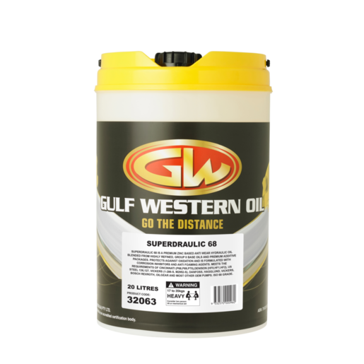 Gulf Western Superdraulic ISO 68 20L - 32063