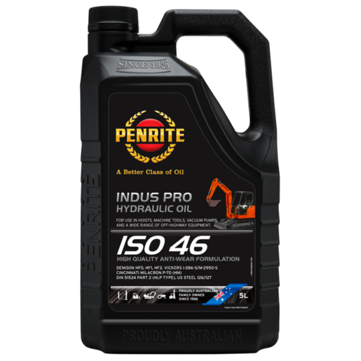 Penrite Indus Pro Hydraulic Fluid 46 5L - PROHYD46005