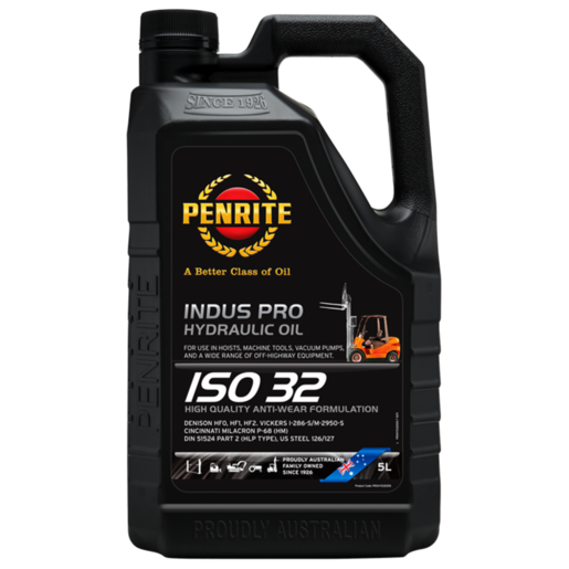 Penrite Indus Pro Hydraulic Fluid 32 5L - PROHYD32005