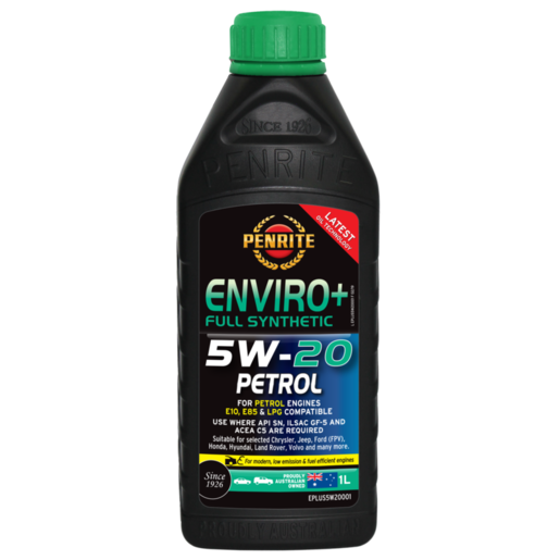 Penrite Enviro+ 5W-20 Full Synthetic Engine Oil 1L - EPLUS5W20001