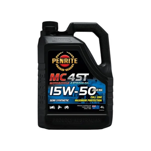 Penrite MC-4ST 15W-50 Semi Synthetic Engine Oil 4L - MC4SEMI15004