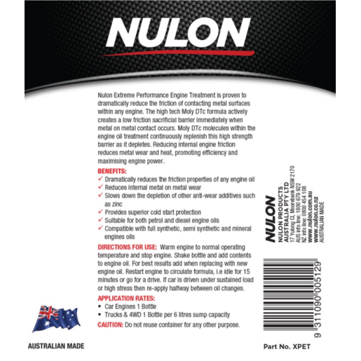 Nulon Pro-Strength Extreme Performance Engine Treatment 500ml - XPET