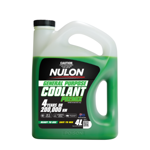 Nulon Green General Purpose Coolant Premix 4L - GPPG-4