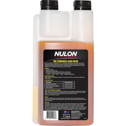 Nulon Fuel Stabiliser and Algae Killer 1L - FSAK-1