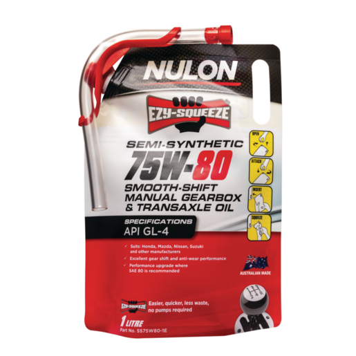 Nulon Ezy-Squueeze 75W-80 Manual Gearbox and Transaxle Oil 1L - SS75W80-1E