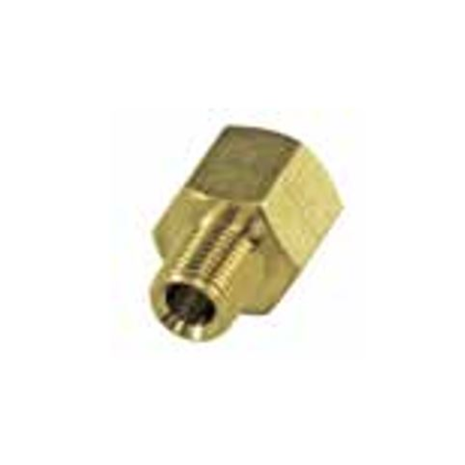 TFI Racing Reducing Adaptor Brass 1/2" Female x 1/4" Male Bsp - BRA1214