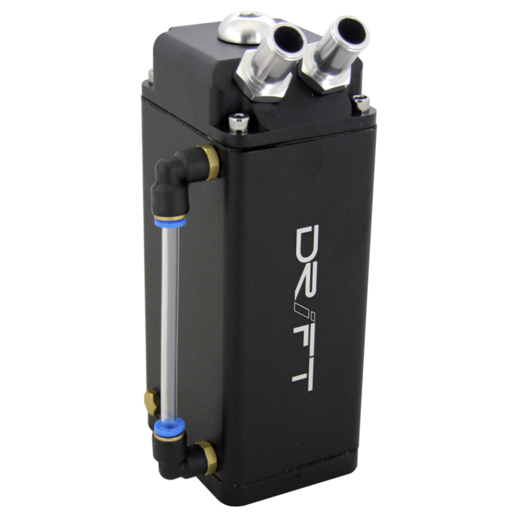 SAAS Drift Oil Catch Tank Black Rectangle 600mL - D1-OCT-B