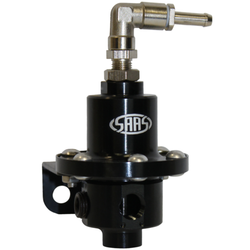 SAAS Fuel Pressure Regulator Adjustable EFI - Black - SR1001