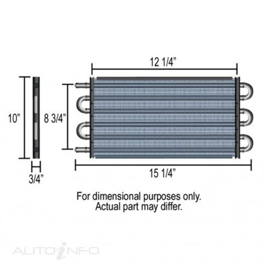 DYNO-COOL ALUMINIUM TRANS COOLER