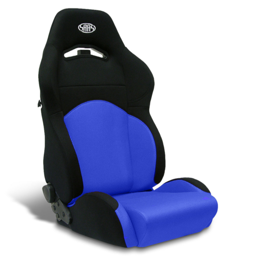 SAAS GT Seat Dual Recline Black/Blue ADR Compliant - D2003