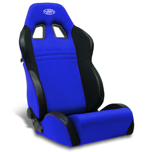 SAAS Vortek Seat Dual Recline Black/Blue ADR Compliant - M2003